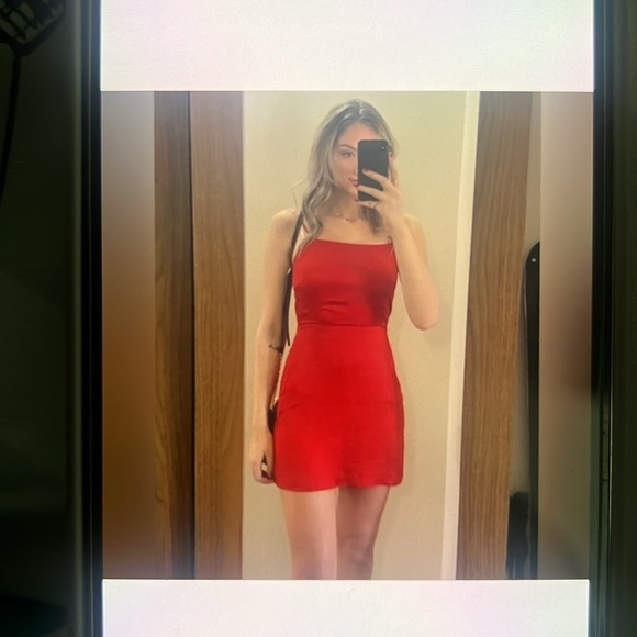 Wilfred Red Dress - Picture 3 of 6